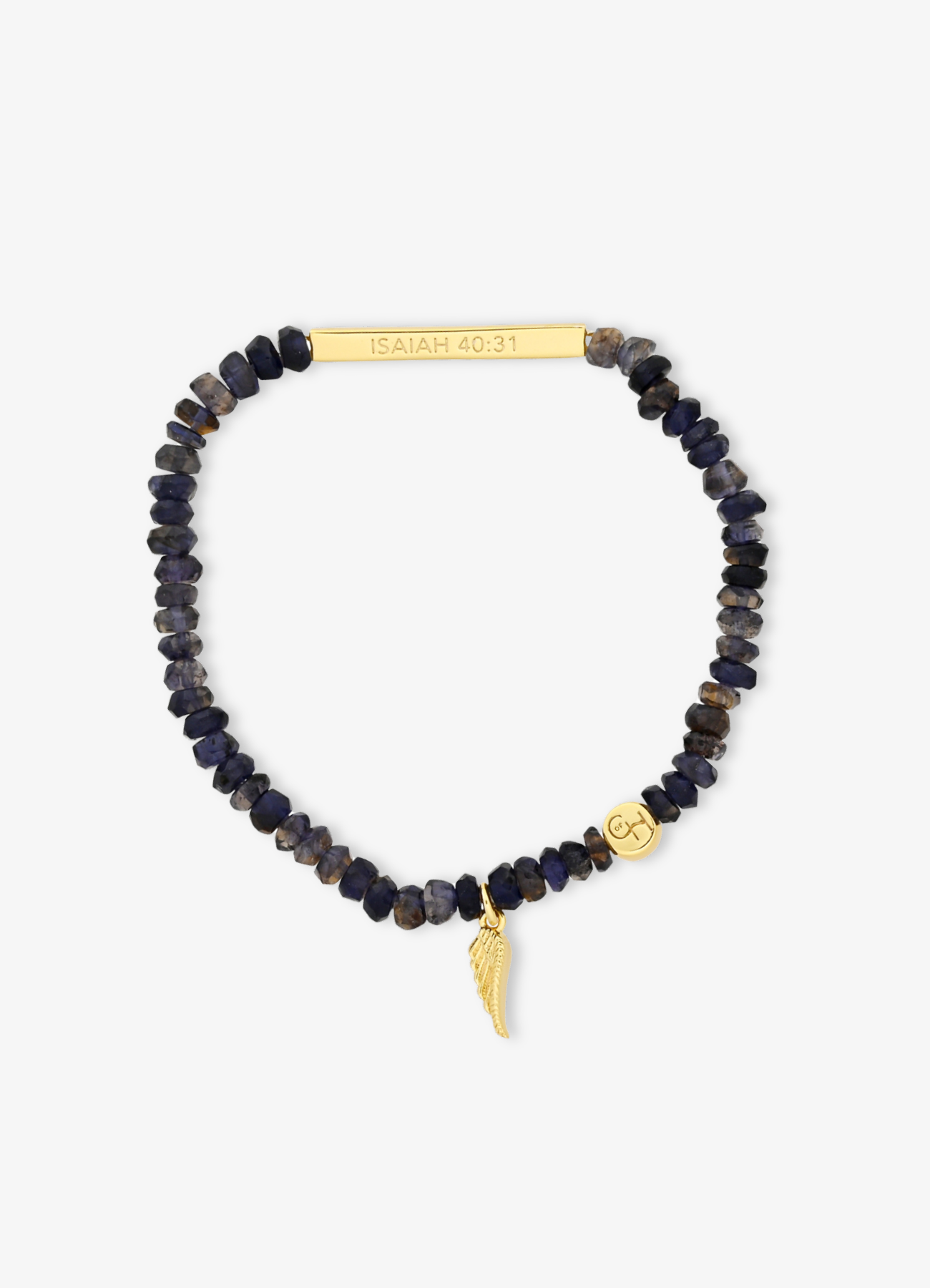 Soar on Wings Like Eagles Scripture Bracelet