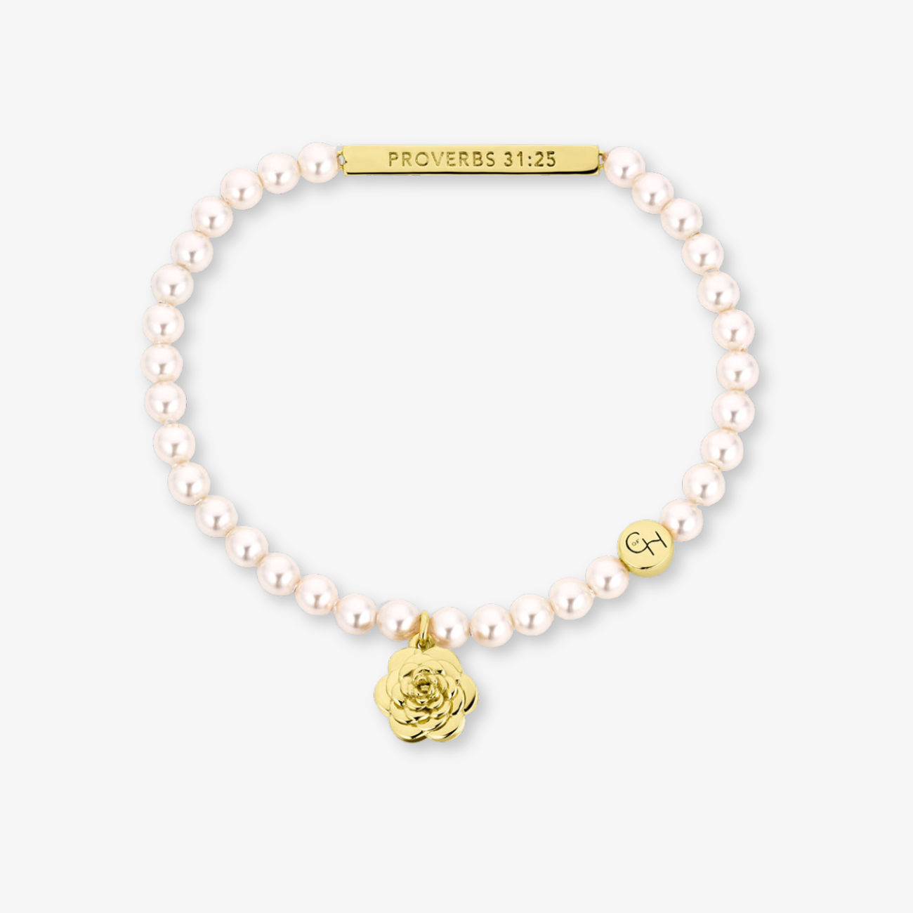 Clothed With Strength and Dignity Scripture Bracelet
