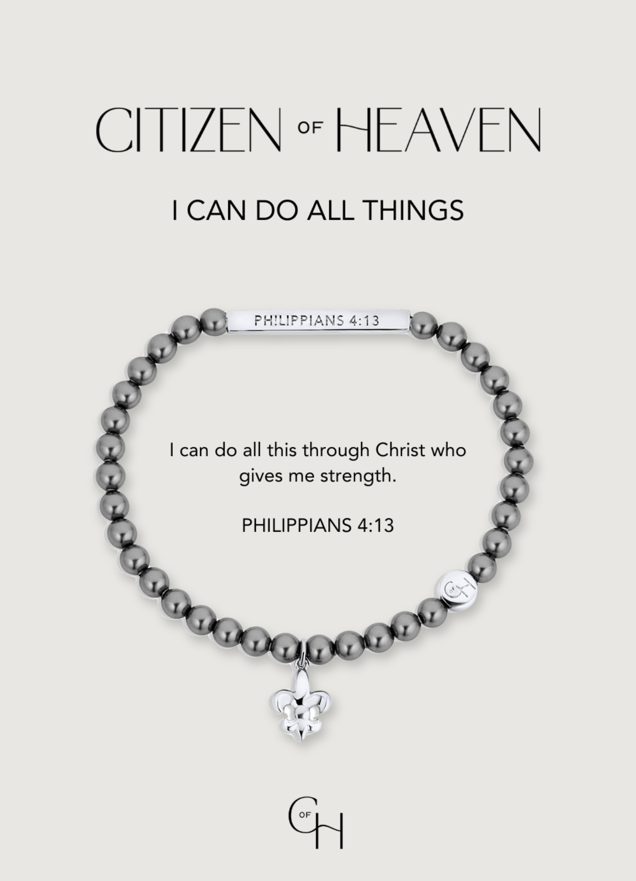 I Can Do All Things Scripture Bracelet
