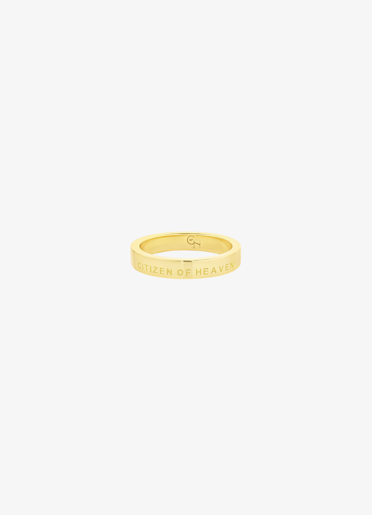 Citizen of Heaven Engraved Band Ring