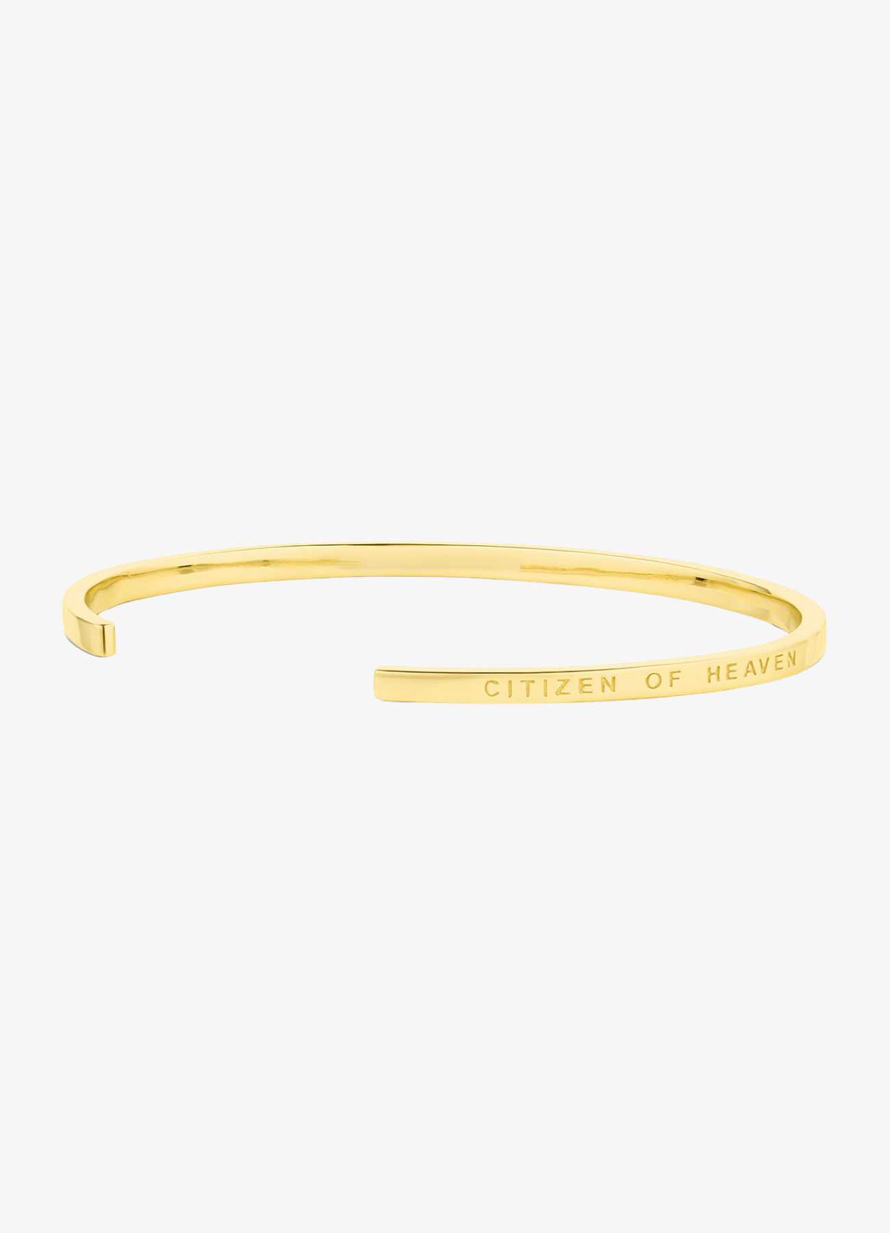 Citizen of Heaven Engraved Cuff