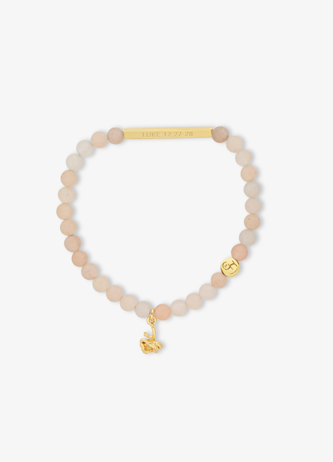 Consider the Wildflowers Scripture Bracelet