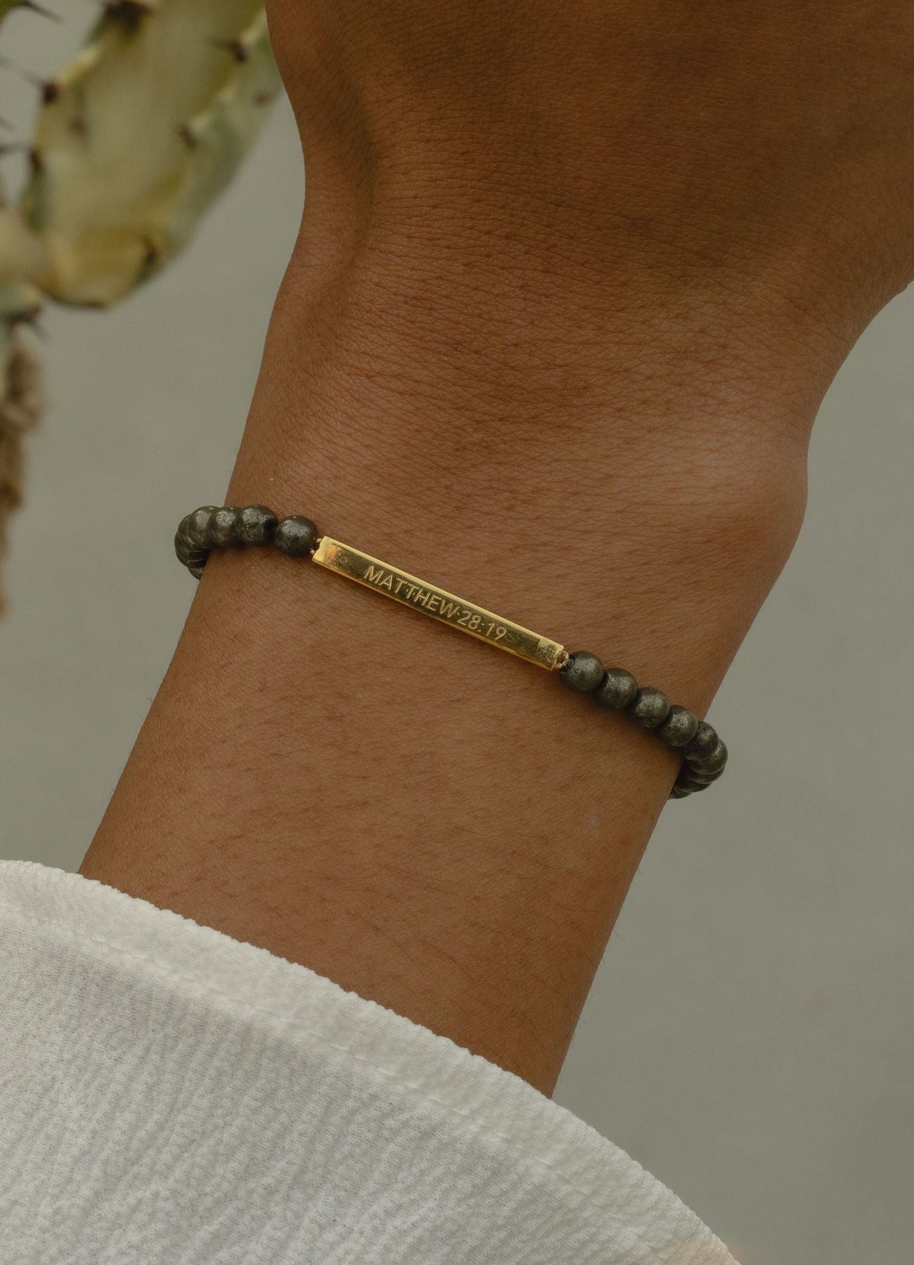 Go Out to All Nations Scripture Bracelet