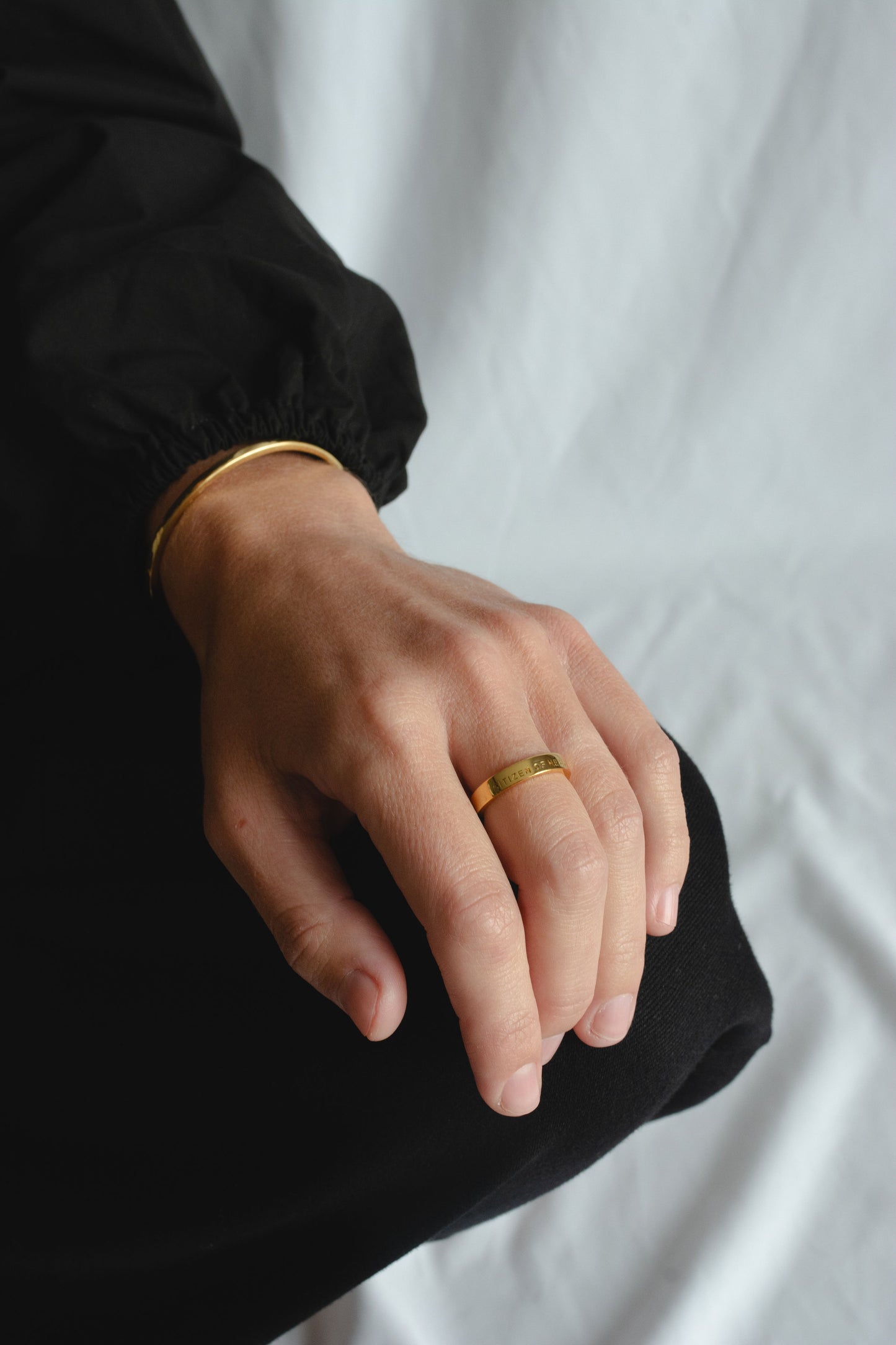 Citizen of Heaven Engraved Band Ring