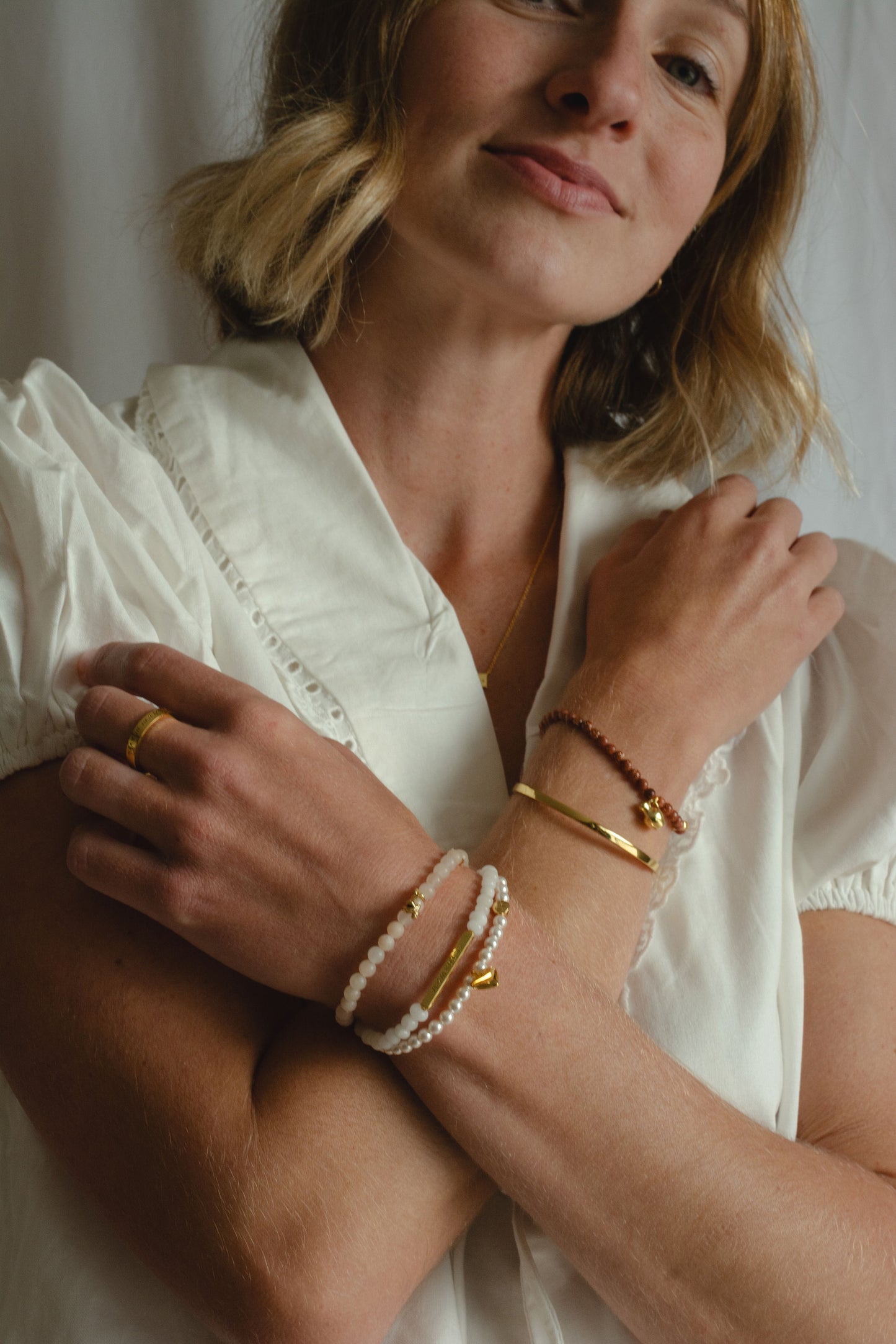 Consider the Wildflowers Scripture Bracelet