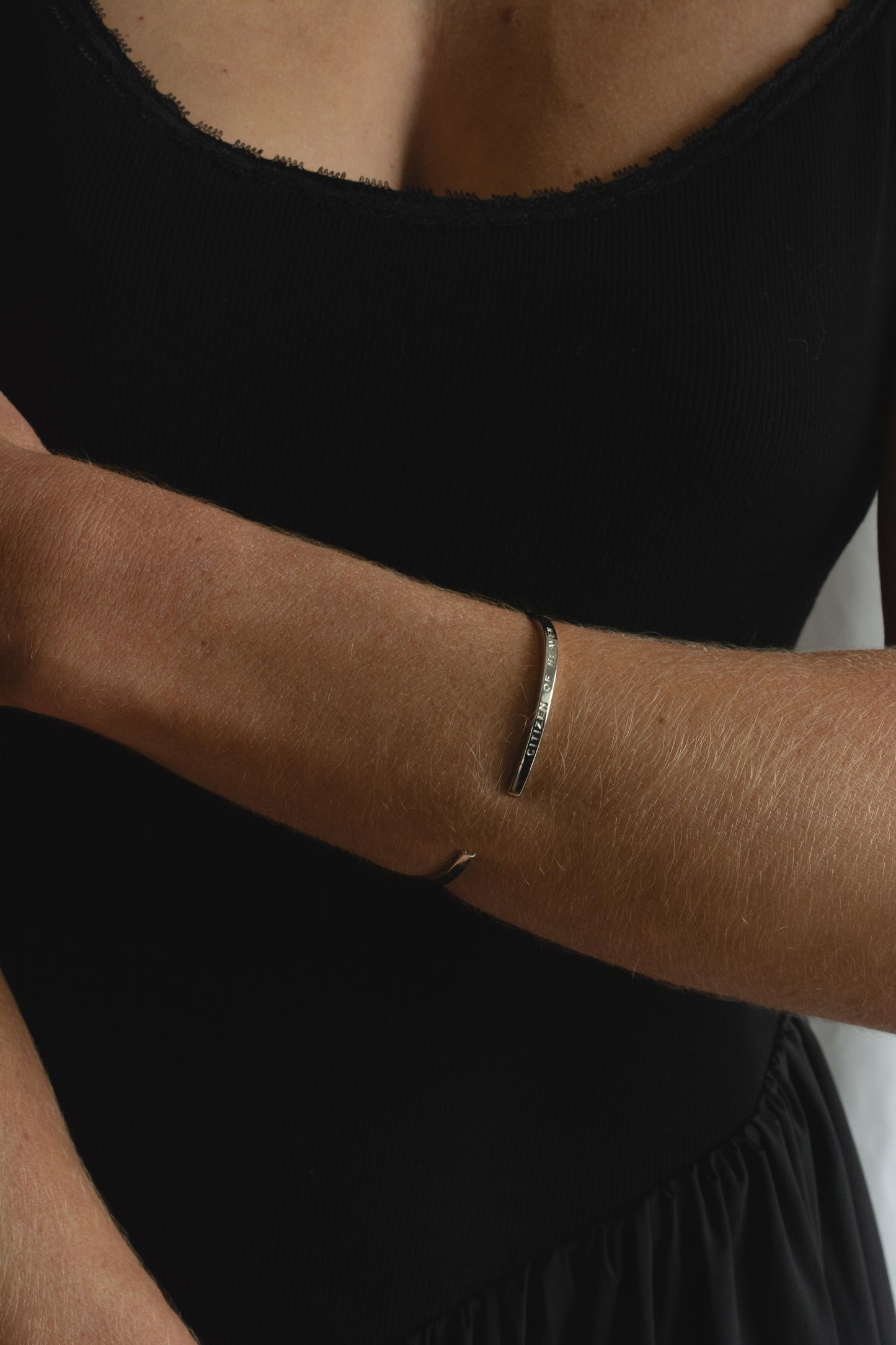 Citizen of Heaven Engraved Cuff
