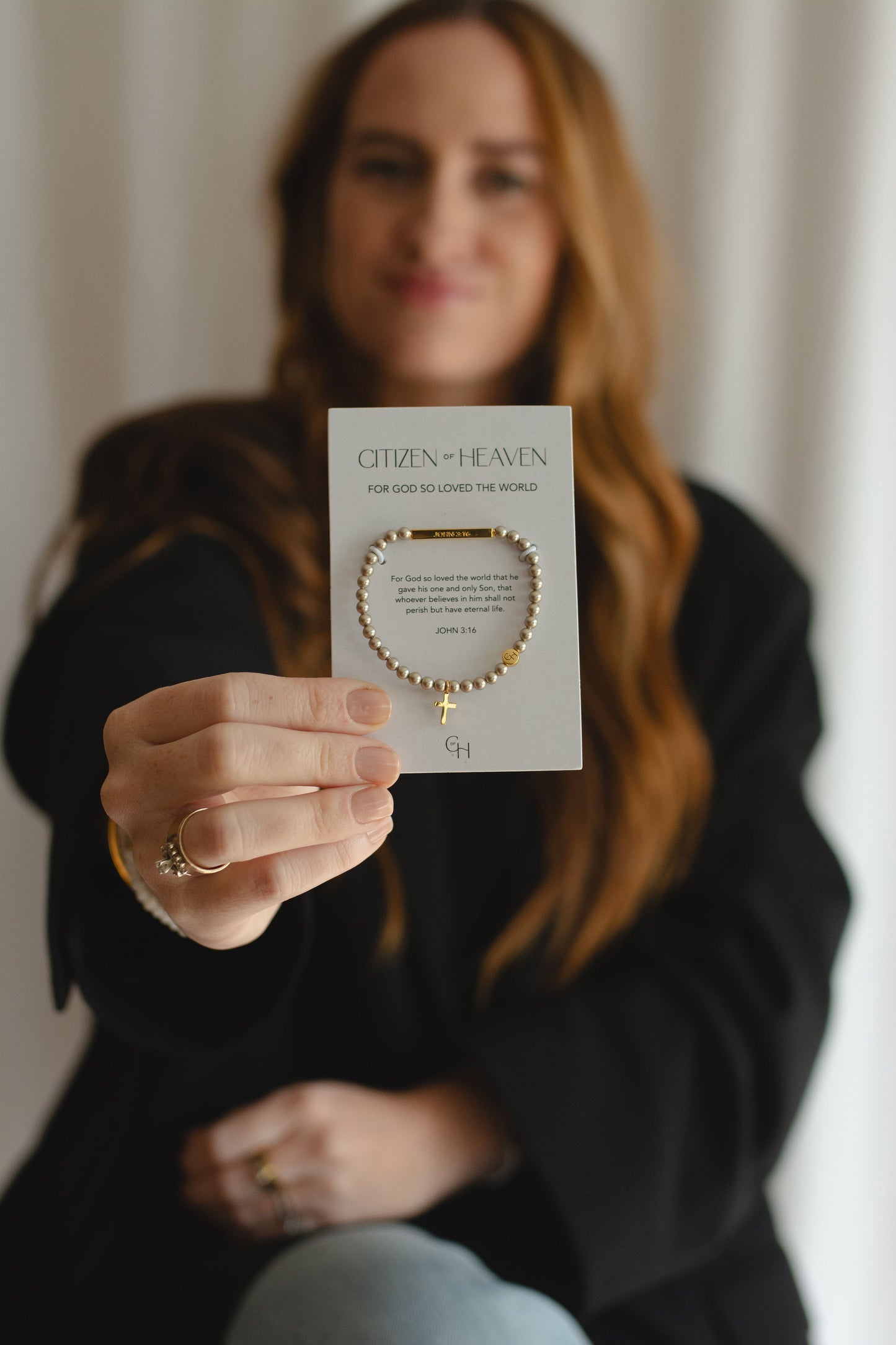 For God So Loved the World Scripture Bracelet