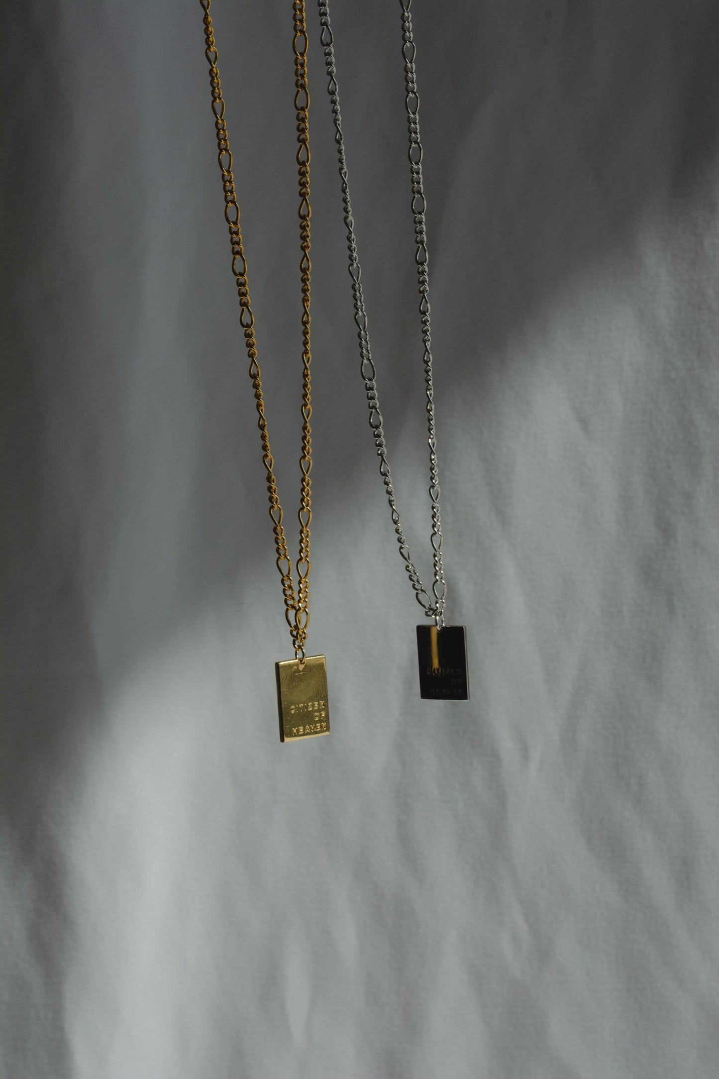 Citizen of Heaven Engraved Tablet Necklace