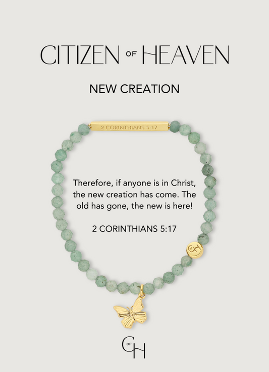 New Creation Scripture Bracelet