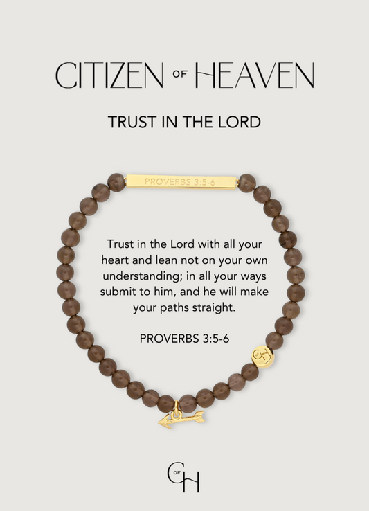 Trust in the Lord Scripture Bracelet