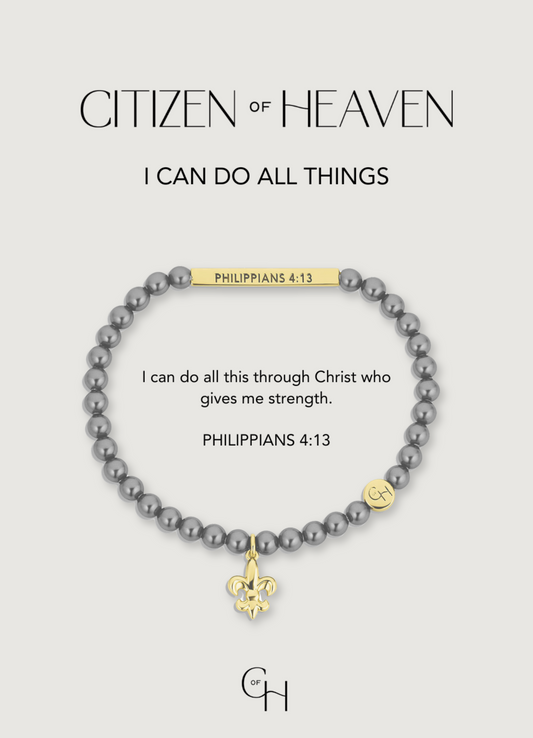 I Can Do All Things Scripture Bracelet