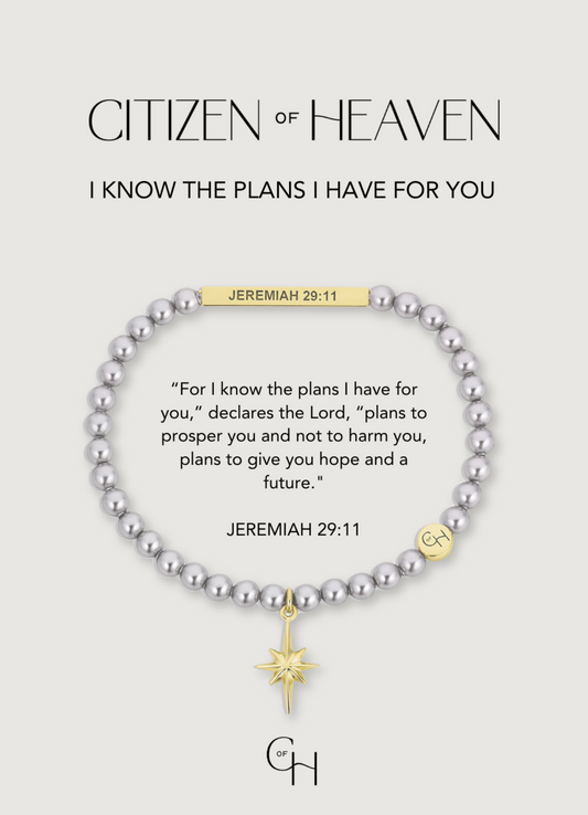 I Know the Plans I Have For You Scripture Bracelet