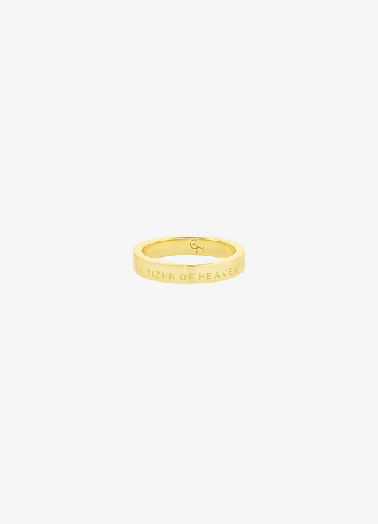 Citizen of Heaven Engraved Band Ring